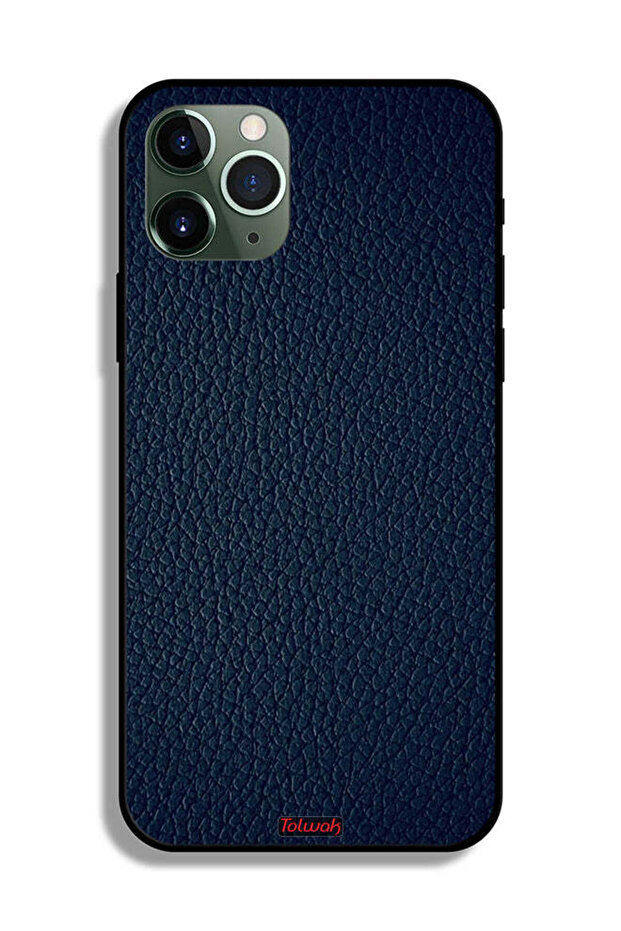 Apple iPhone 11 Pro Max Protective Case Leather Pattern - 2