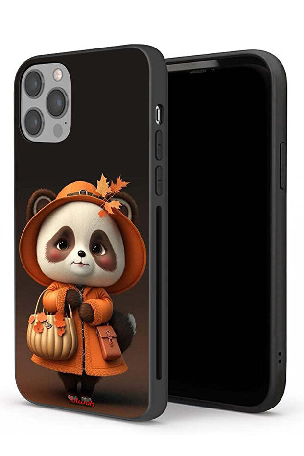 جراب حماية لجهاز Apple iPhone 12 Pro Max بتصميم سيدة الباندا اللطيفة
