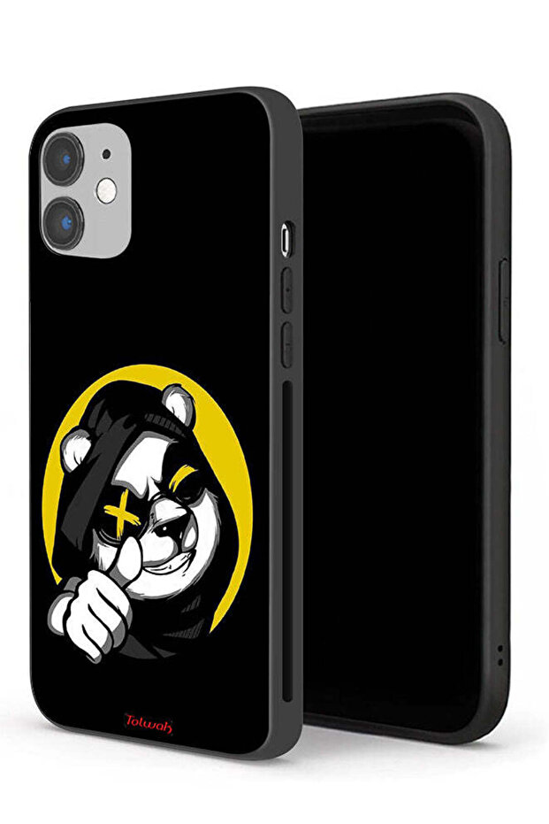 جراب حماية لجهاز Apple iPhone 12 بتصميم قطة مارشميلو لطيفة