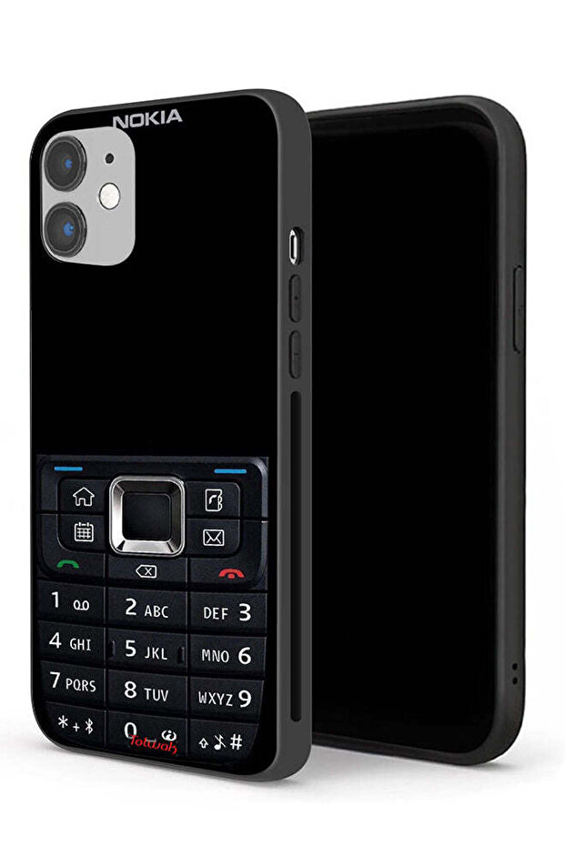 جراب حماية لجهاز Apple iPhone 12 بنمط هاتف قديم