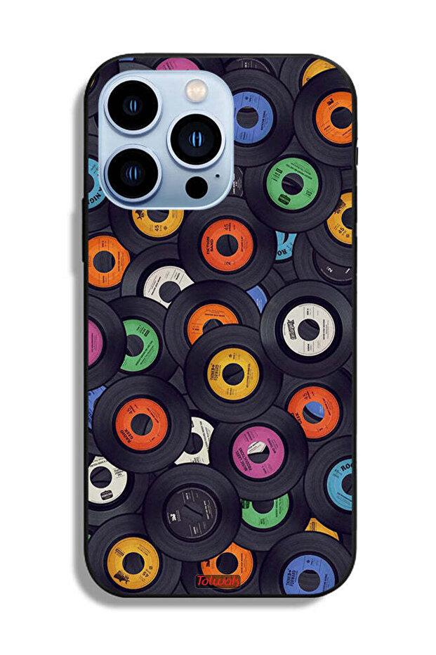 جراب حماية لجهاز Apple iPhone 13 Pro بنمط CDs - 2