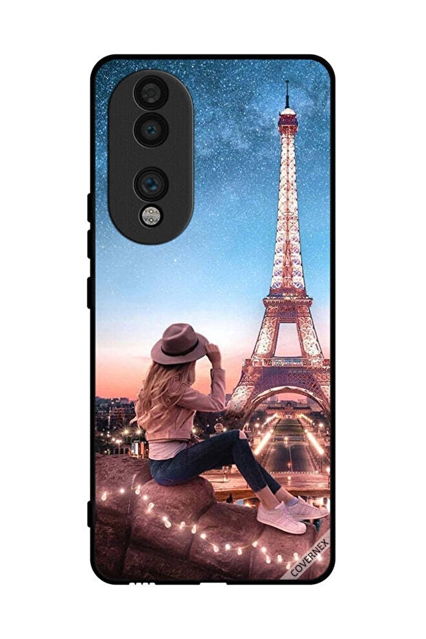 غطاء حماية لهاتف Honor 70 قبعة فتاة