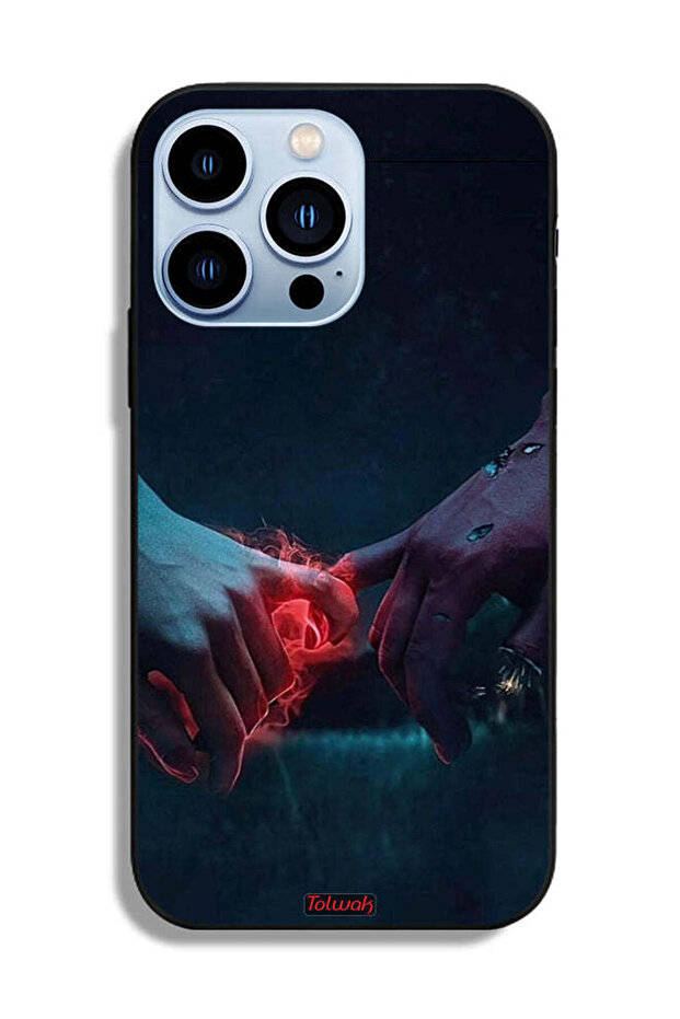 جراب حماية لجهاز Apple iPhone 13 Pro - يدان محترقتان - 2