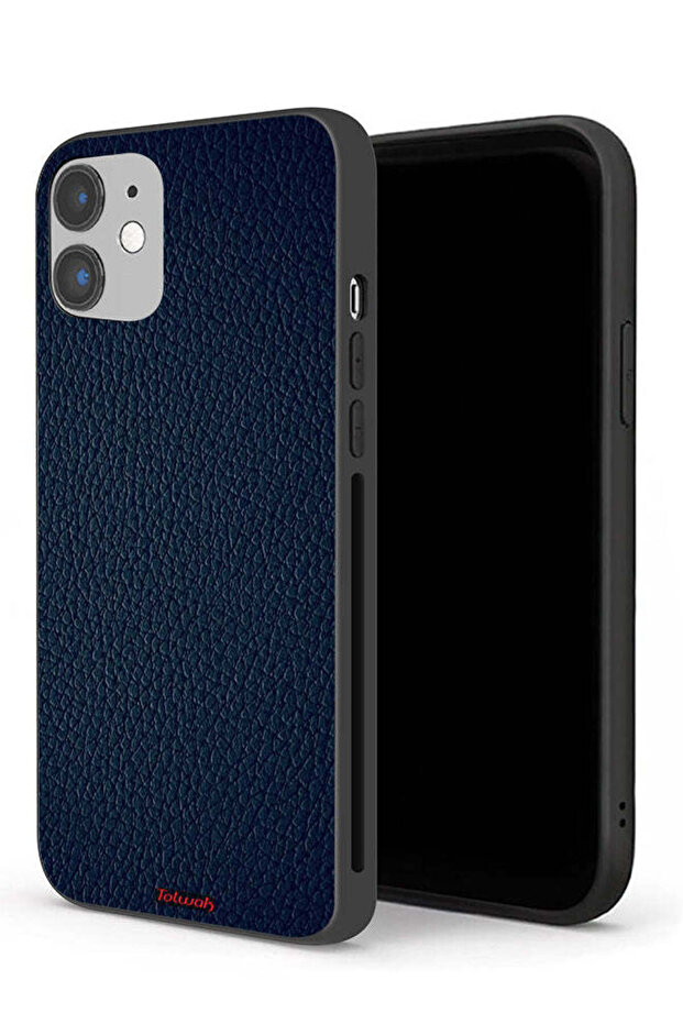 Apple iPhone 12 mini Protective Case Leather Pattern - 1