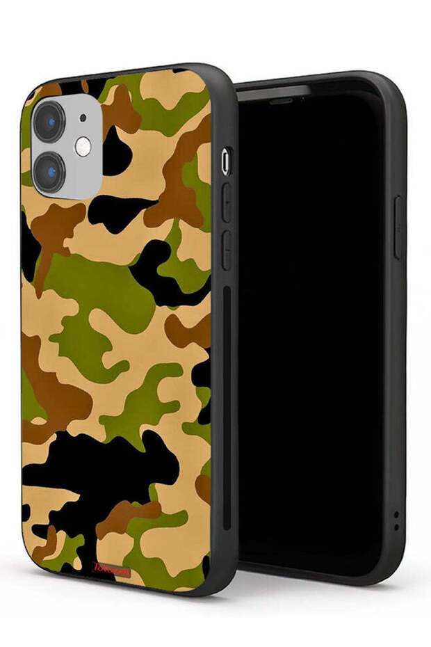 Apple iPhone 11 Protective Case Camouflage Abstract Digital Pattern