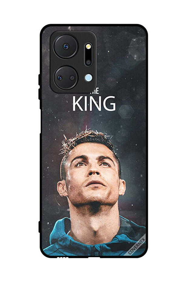 غطاء حماية لهاتف Honor X7a رونالدو الملك