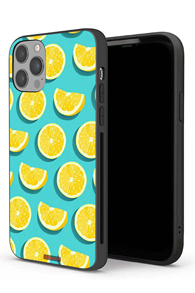 جراب حماية لجهاز Apple iPhone 12 Pro Max بنمط برتقالي
