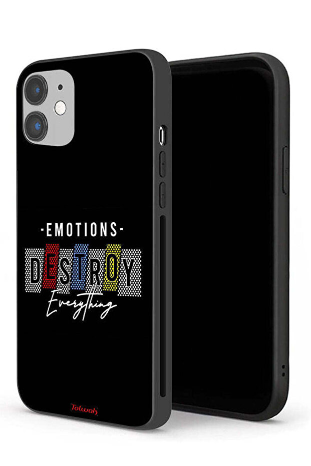 جراب حماية لجهاز Apple iPhone 12 - العواطف تدمر كل شيء