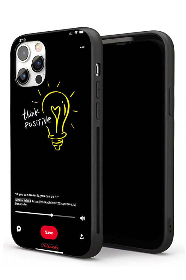 جراب حماية لجهاز Apple iPhone 11 Pro Max - فكر إيجابيًا