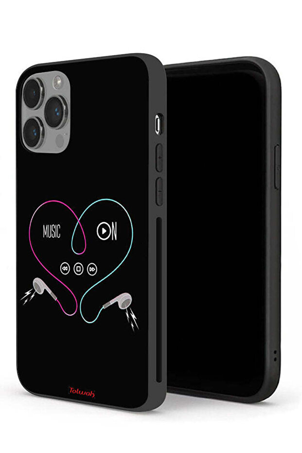 جراب حماية لجهاز Apple iPhone 14 Pro Max مع موسيقى