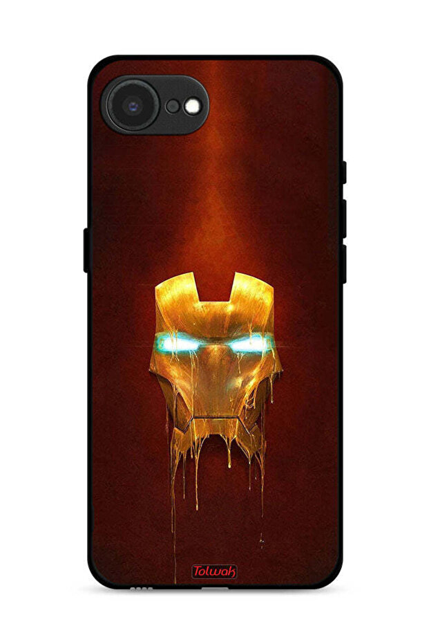 غطاء حماية لجهاز Apple iPhone 16e بطبعة Iron Man Marvel Comics