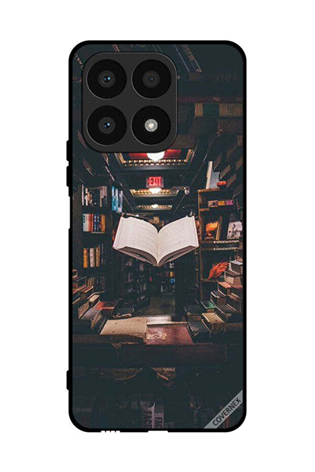 غطاء حماية لهاتف Honor X8a Library