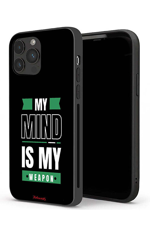 جراب حماية لجهاز Apple iPhone 13 Pro - عقلي هو عقلي