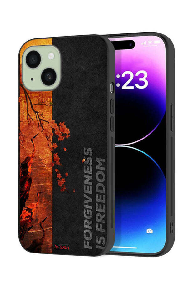 Apple iPhone 15 Plus Protective Case Cover Forgiveness Is Freedom