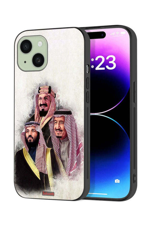 غطاء حماية لجهاز آيفون 15 بلس من آبل محمد وسلمان وعبد العزيز