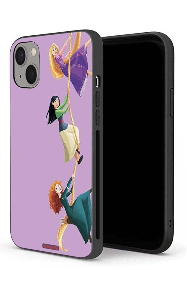 جراب حماية لجهاز Apple iPhone 13 mini برسومات تسلق الفتيات
