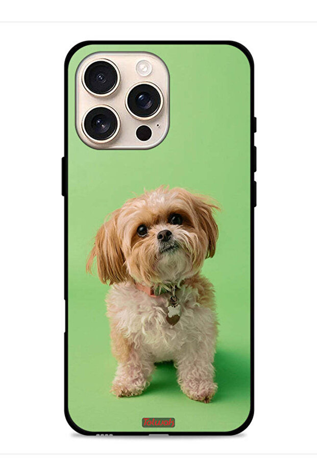 غطاء حماية لجهاز Apple iPhone 16 Pro Max بتصميم جرو لطيف