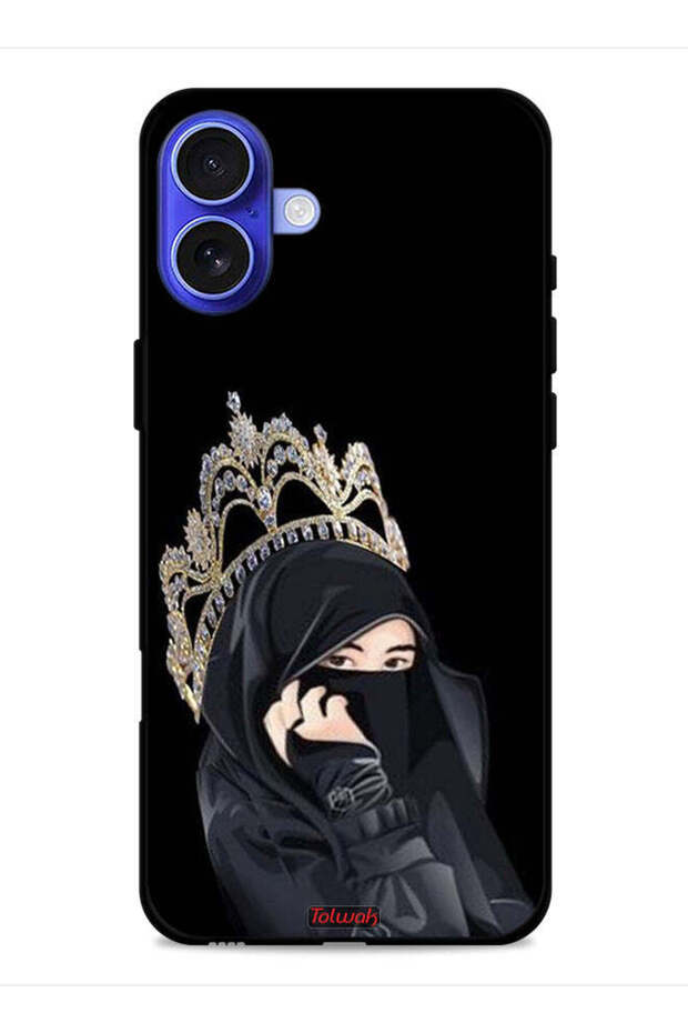 غطاء حماية لجهاز Apple iPhone 16 Plus بتصميم Queen Girl