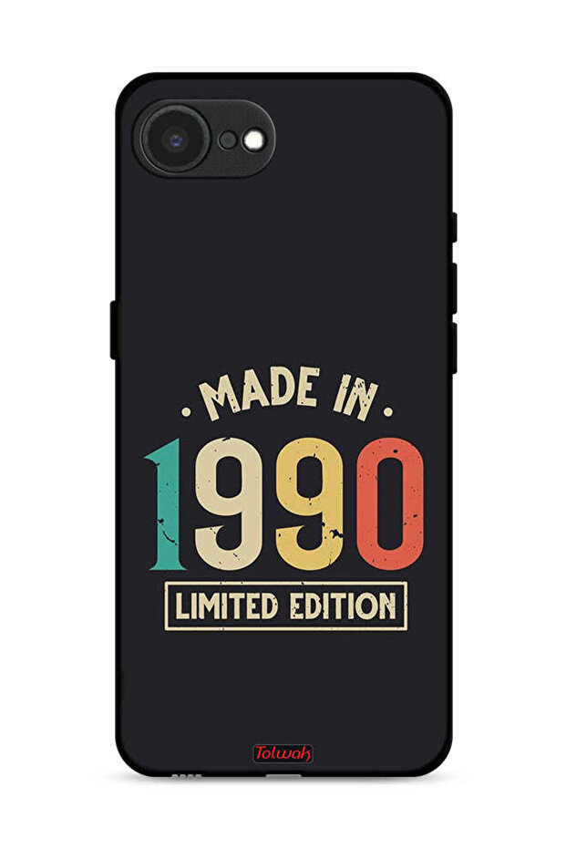 غطاء حماية لجهاز Apple iPhone 16e، إصدار محدود، صنع في عام 1990