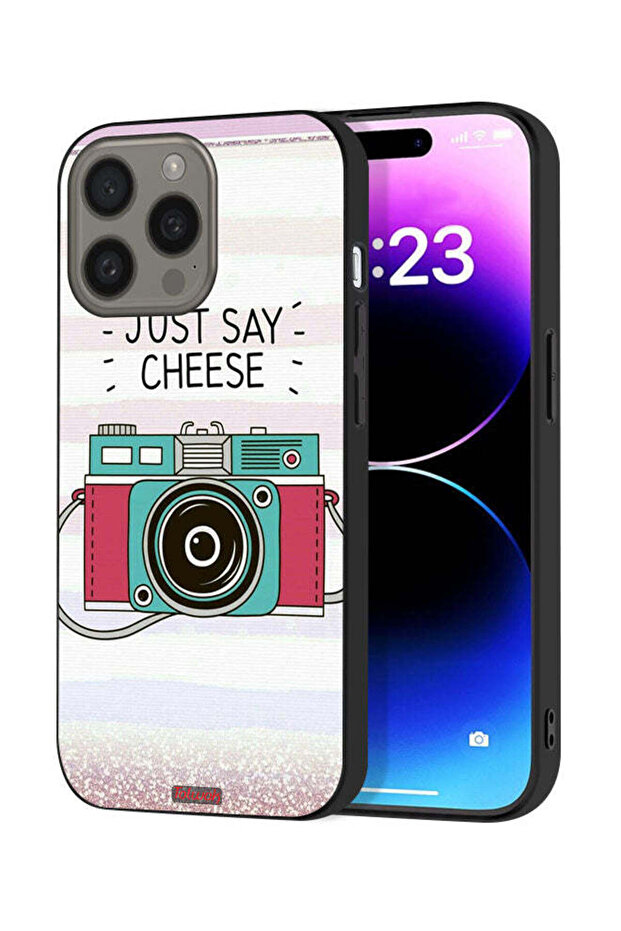 غطاء حماية لجهاز Apple iPhone 15 Pro Max - Just Say Cheese