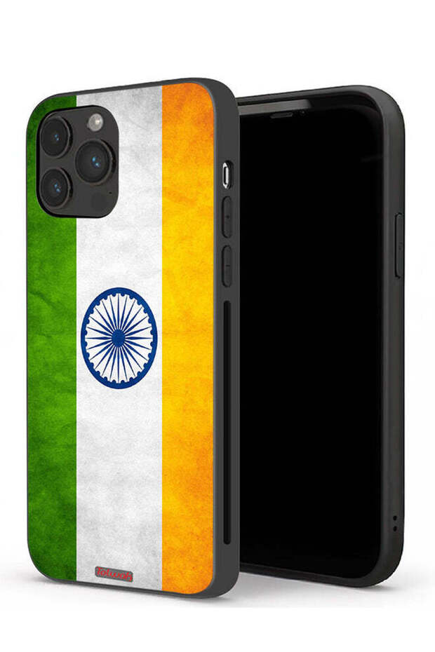 جراب حماية لجهاز Apple iPhone 13 Pro بعلم هندي مضيء
