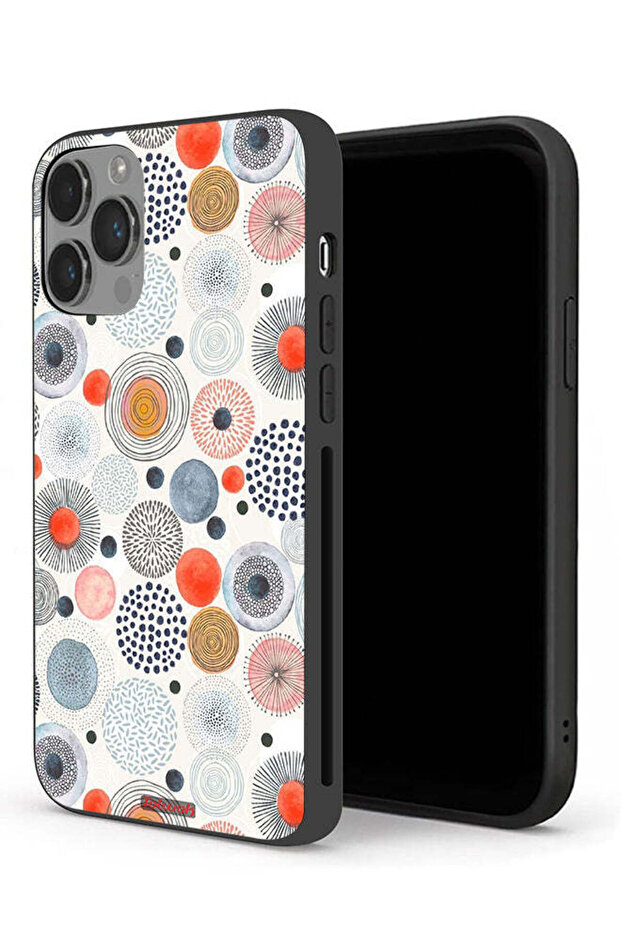 جراب حماية لجهاز Apple iPhone 14 Pro Max بنقشة زهور قطنية