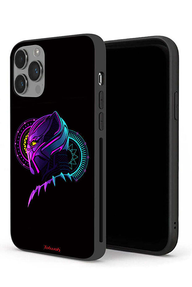 جراب حماية لجهاز Apple iPhone 14 Pro Max، عمل فني رقمي، رسم توضيحي بسيط عالي الدقة