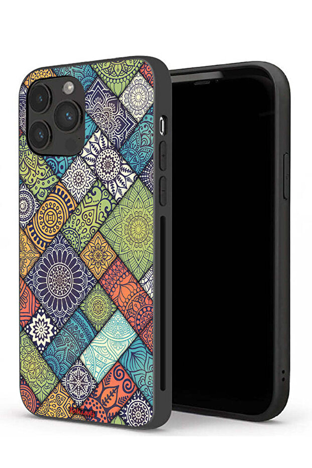 جراب حماية لجهاز Apple iPhone 13 Pro بنمط ماندالا - 1