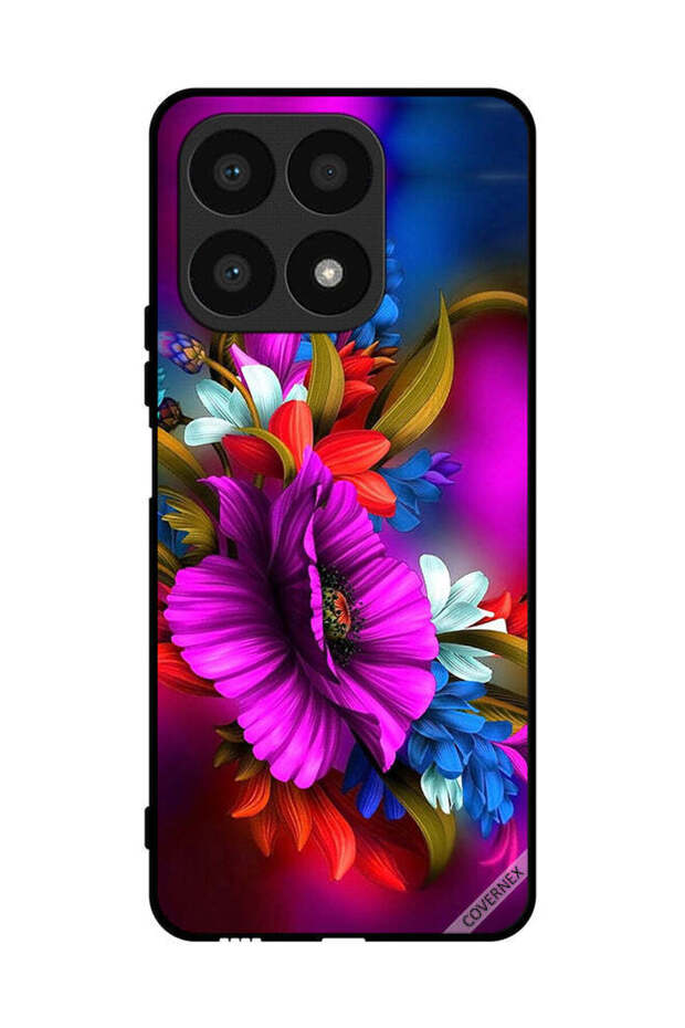 غطاء حماية لهاتف Honor X8a HD Flowers