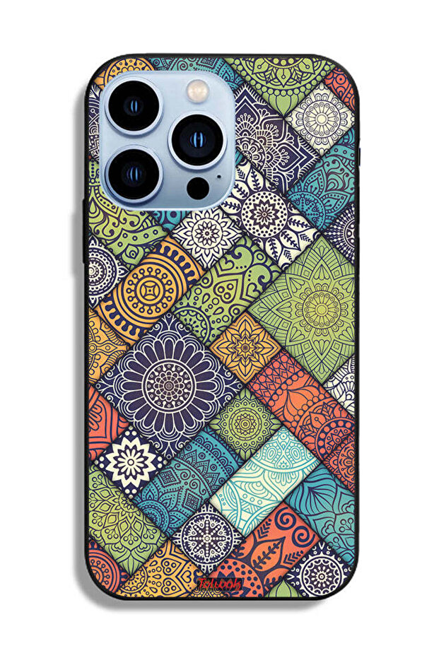 جراب حماية لجهاز Apple iPhone 13 Pro بنمط ماندالا - 2