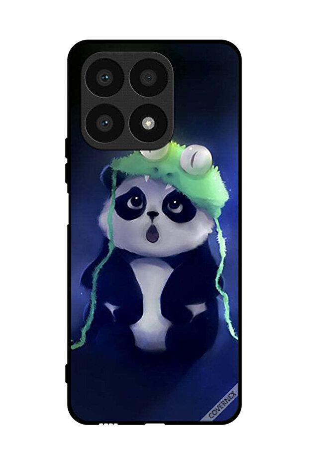 غطاء حماية لهاتف Honor X8a باندا بتصميم كاب