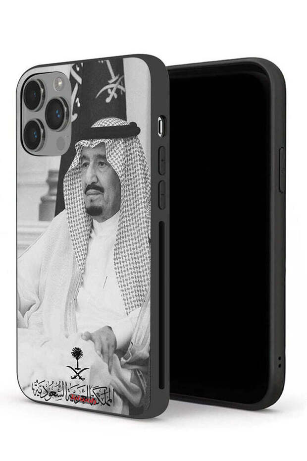 غطاء حماية لجهاز آيفون 14 برو ماكس من آبل - الملك سلمان