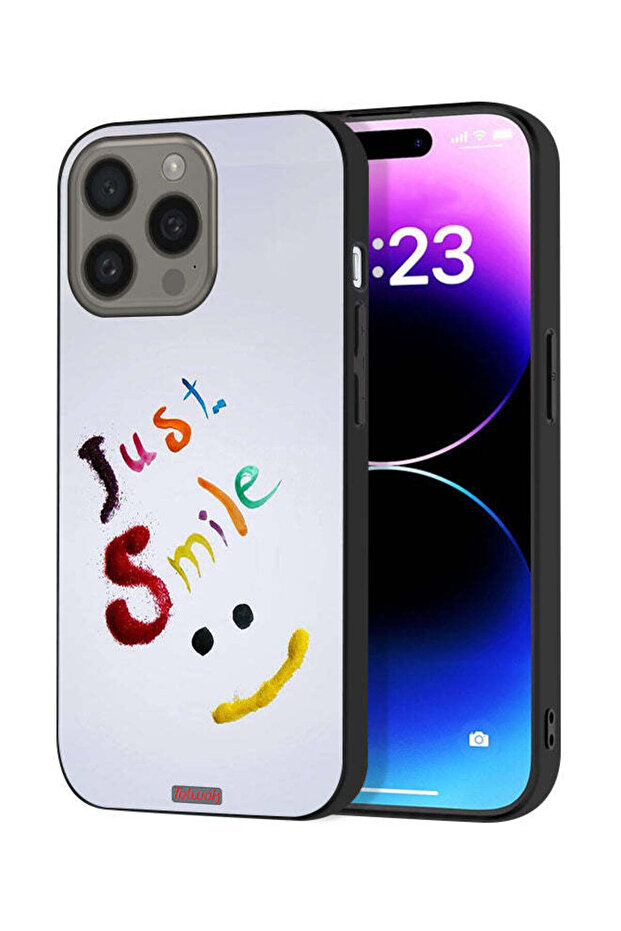 غطاء حماية لجهاز Apple iPhone 15 Pro Max - Just Smile