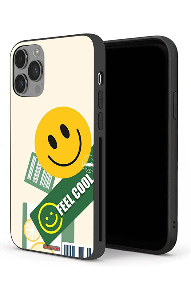 جراب حماية لهاتف Apple iPhone 14 Pro Max بملصق Feel Cool