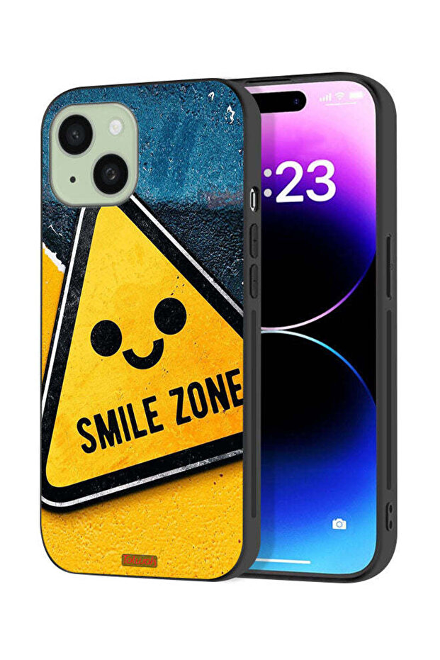 Apple iPhone 15 Plus Protective Case Cover Smile Zone