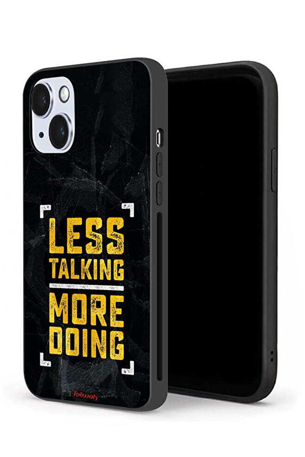 Apple iPhone 14 Plus Protective Case Less Talking More Doing - 1