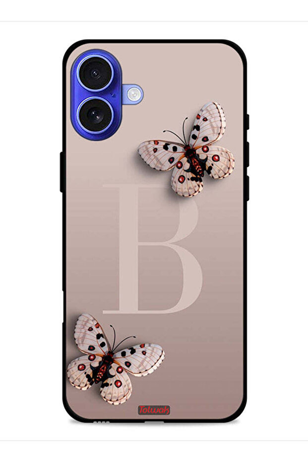 Apple iPhone 16 Protective Case Cover B Butterflies