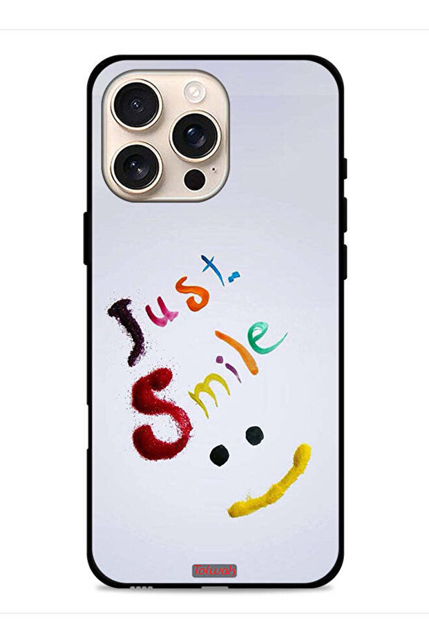 غطاء حماية لجهاز Apple iPhone 16 Pro Max - Just Smile