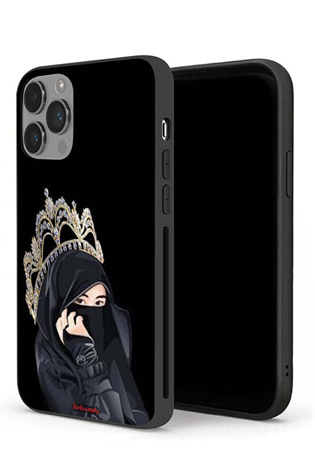 غطاء حماية لهاتف Apple iPhone 14 Pro Max بتصميم Queen Girl