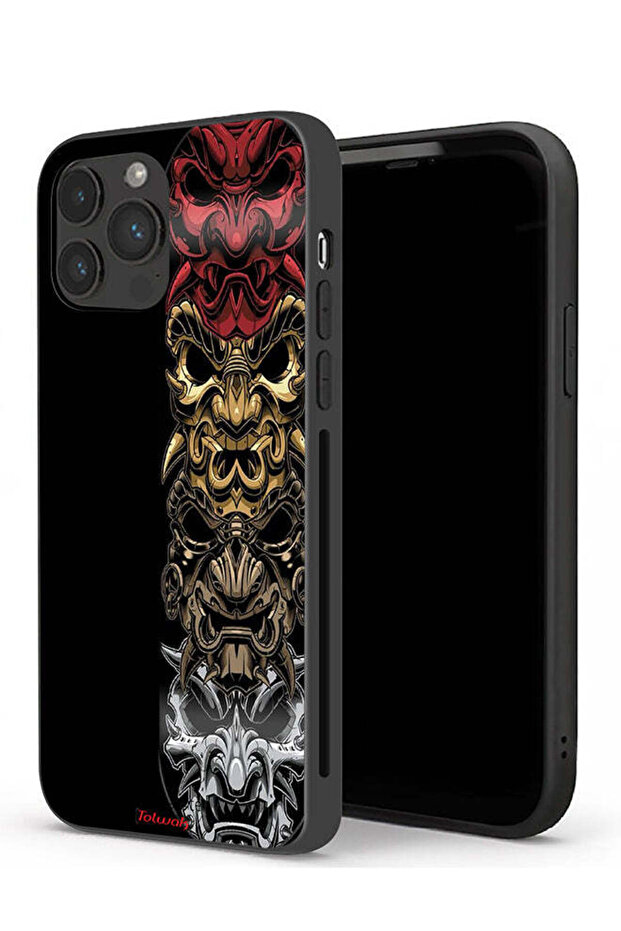 غطاء حماية لهاتف Apple iPhone 13 Pro برسومات فنية للرؤوس