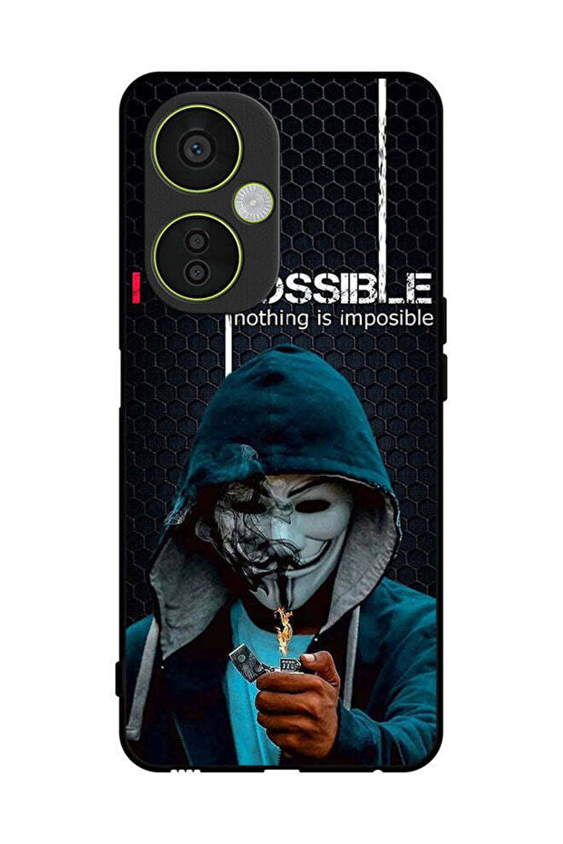 غطاء حماية لهاتف OnePlus Nord CE 3 Lite - خلفية شاشة I Am Possible Nothing Is Impossible