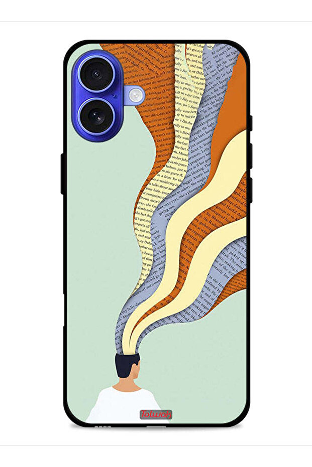 غطاء حماية لجهاز Apple iPhone 16 - تصميم فني من Data In Mind