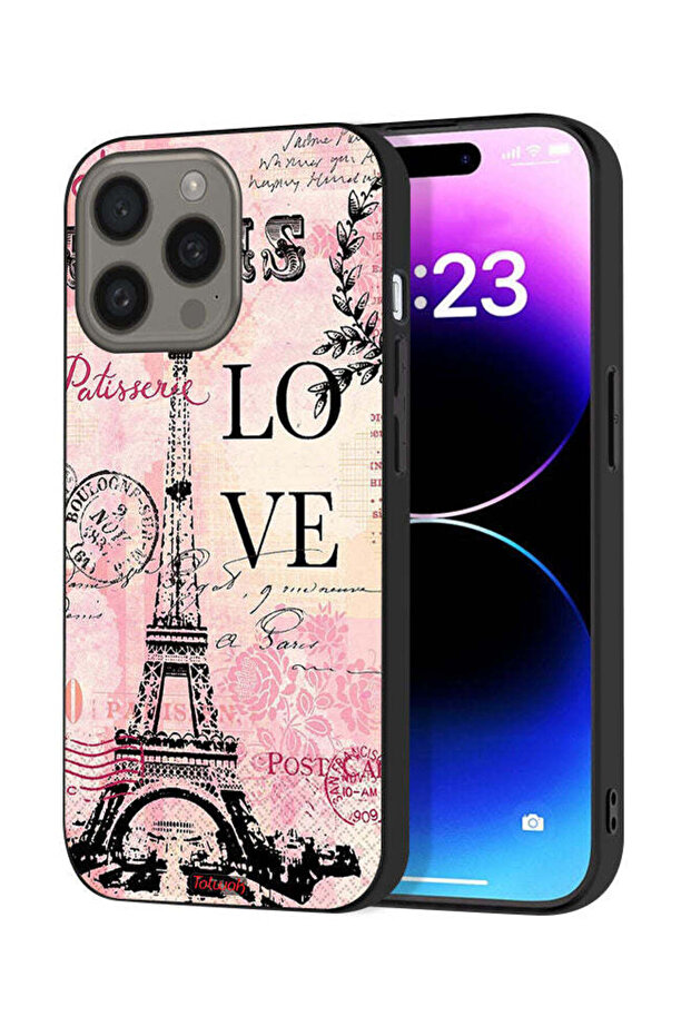 غطاء حماية لجهاز Apple iPhone 15 Pro Max من Paris Love