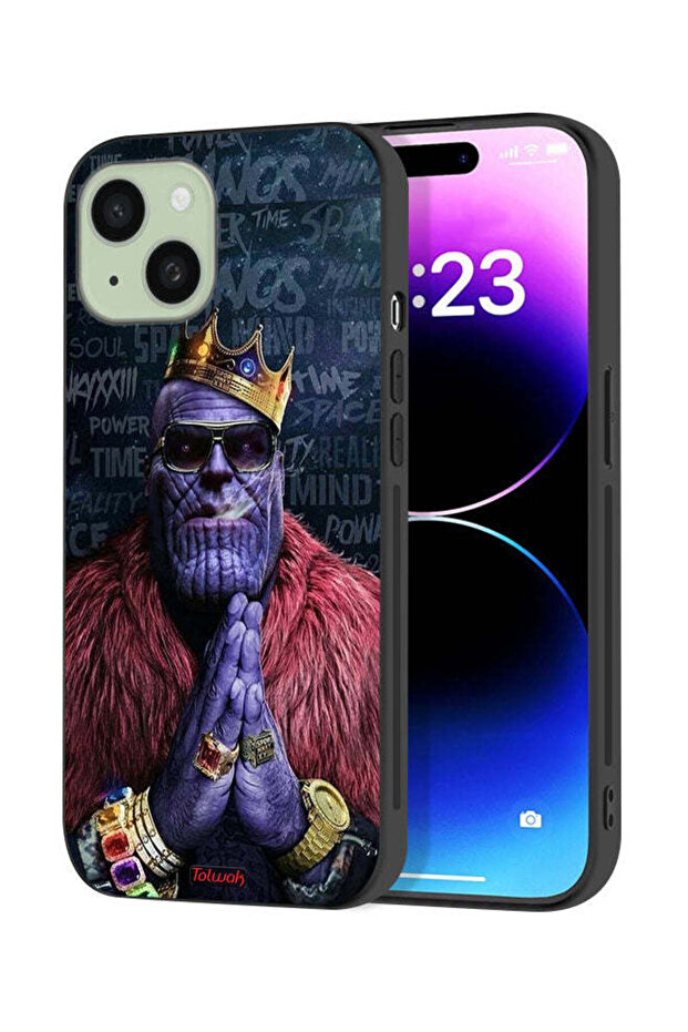 Apple iPhone 15 Plus Protective Case Cover Thanos Power