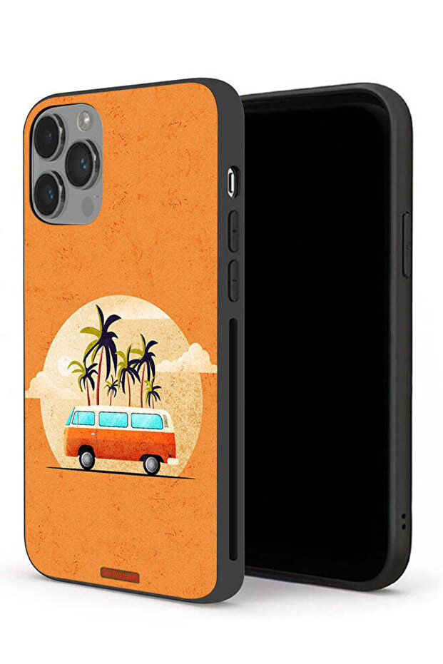 جراب حماية لجهاز Apple iPhone 14 Pro Max بتصميم حافلة فنية