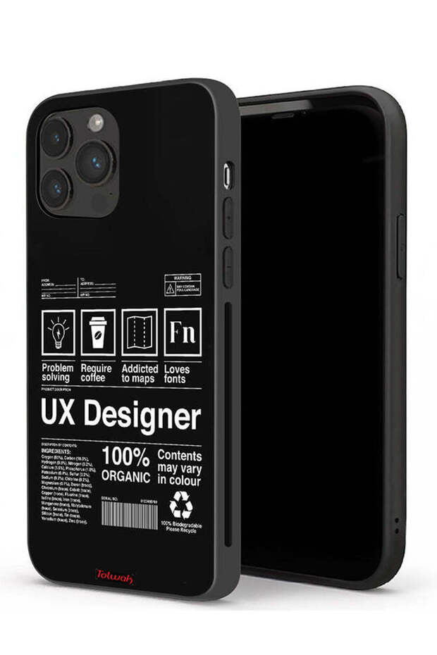 Apple iPhone 13 Pro Max Protective Case Ux Designer Sticker