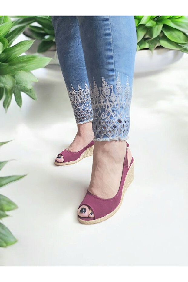 Women's Wedge Heeled Comfortable Summer Linen Sandals