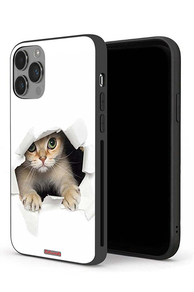 جراب حماية لجهاز Apple iPhone 14 Pro Max بتصميم قطة