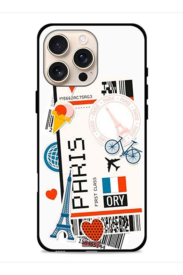 غطاء حماية لجهاز Apple iPhone 16 Pro - ملصق باريس
