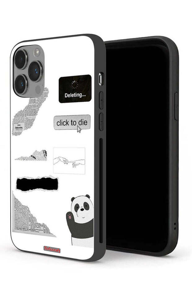 غطاء حماية لجهاز Apple iPhone 14 Pro Max بتصميم باندا